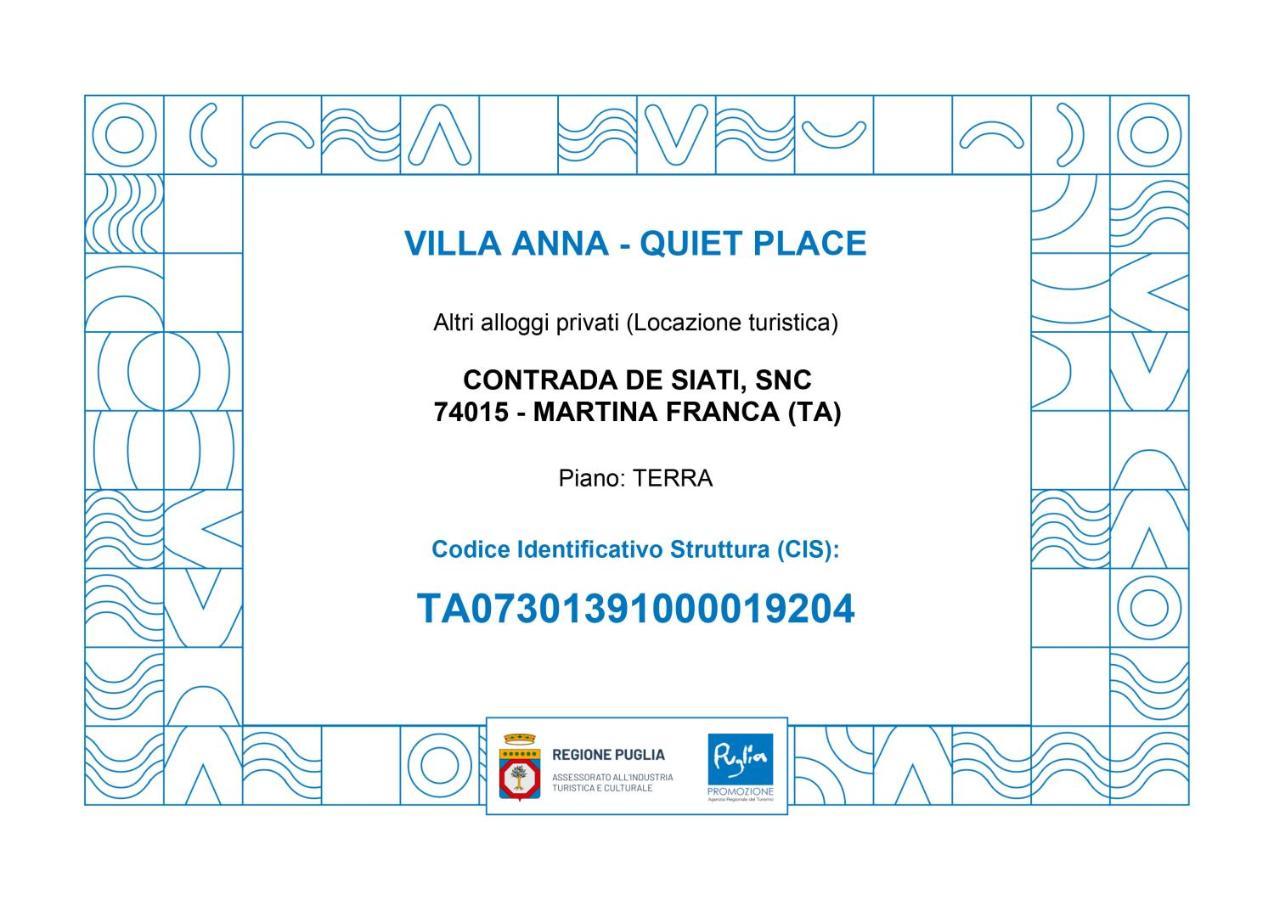 Silent Place Martina Franca Esterno foto